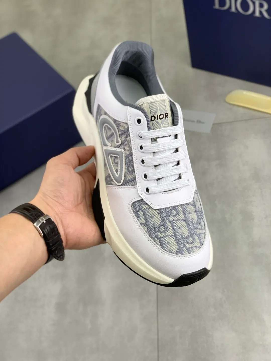 Men's Men's Shoes💰P440💰[New Style]🆘[Dior] 2025 Dior Original Lace-up Low-top Men's Shoes Classic casual shoes 🔥This model is the official classic model with high quality and made by famous original designers. It is made of high-quality cowhide with original materials➕comfortable and breathable mesh lining➕pigskin insole. The perfect last shape and generous and fashionable design have attracted many consumers and are suitable for drivers to drive🚗. What you want is the best quality in the market. Color: 4️⃣Color Code number: 38--44 (45 customized)